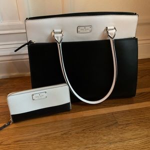 Kate Spade New York Cameron Leather Satchel/Wallet